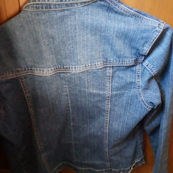 Women's blue jean jacket - Picture 3 of 6